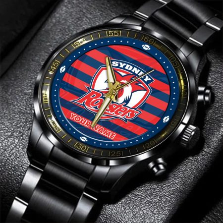 Sydney Roosters NRL New Personalized Black Hand Watch Gifts For Fans