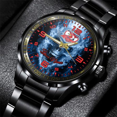 Sydney Roosters NRL Personalized Black Hand Watch Gift For Fans
