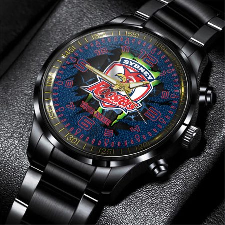 Sydney Roosters NRL Personalized Style 3D Men Hand Watch Gift For Fans