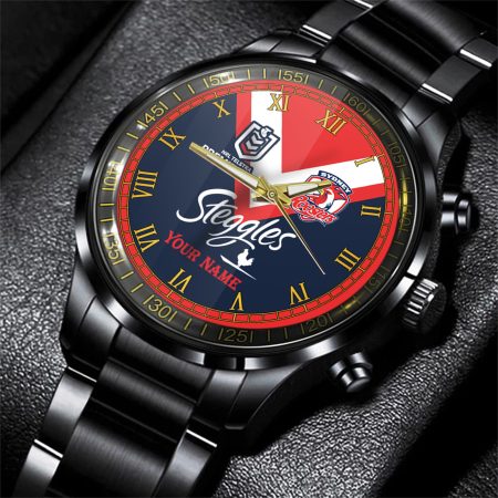 Sydney Roosters NRL Personalized Style 3D Men Hand Watch Gift For Fans