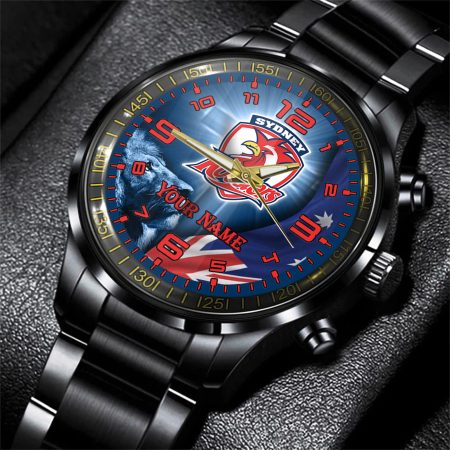 Sydney Roosters NRL Personalized Style 3D Men Hand Watch Gift For Fans