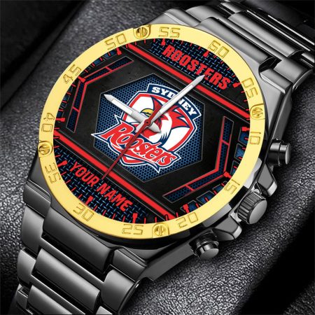 Sydney Roosters NRL Personalized Watch Men Gift For Fans