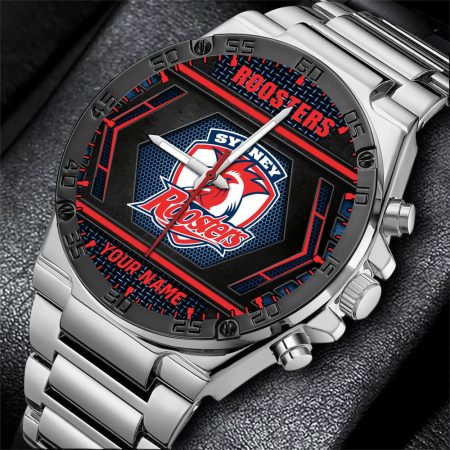Sydney Roosters NRL Personalized Watch Men Gift For Fans