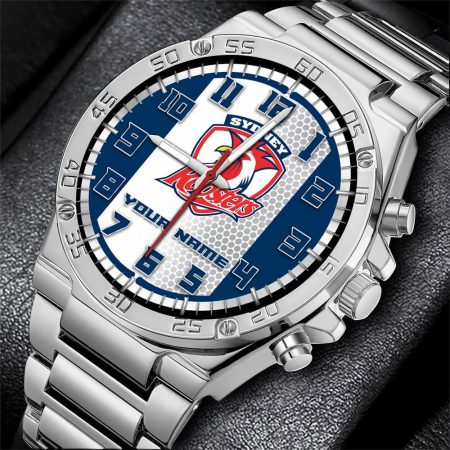 Sydney Roosters NRL Personalized Watch Of Wrist Of Men Gift For Fans