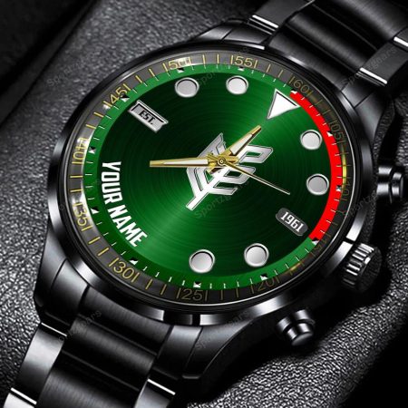 Tafe Tractor Personalized Black Hand Watch Gift For Fans