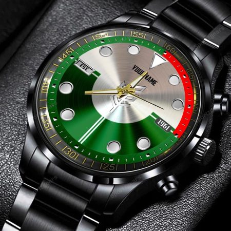 Tafe Tractor Personalized Black Hand Watch Gift For Fans