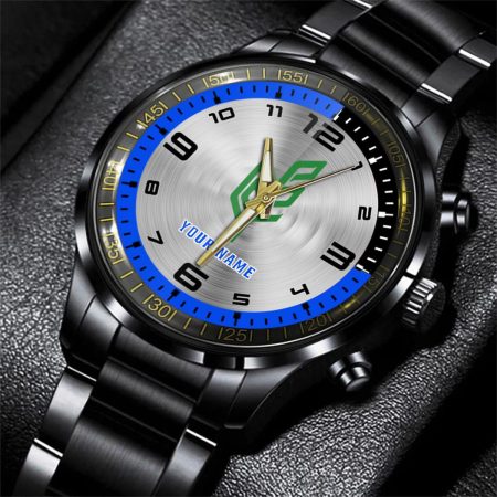 Tafe Tractor Personalized Black Stainless Steel Hand Watch For Fan