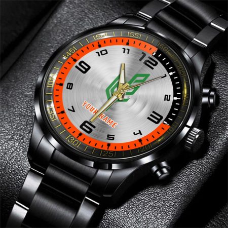 Tafe Tractor Personalized Black Stainless Steel Hand Watch For Fan