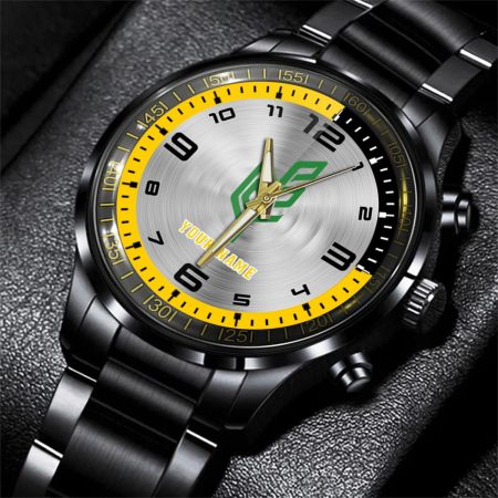 Tafe Tractor Personalized Black Stainless Steel Hand Watch For Fan