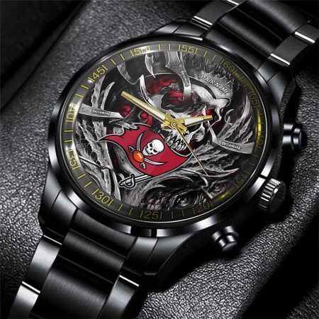Tampa Bay Buccaneers NFL Men Hand Watch Personalized Gift For Fans