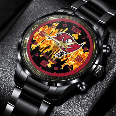 Tampa Bay Buccaneers NFL Personalized 3D Men Hand Watch Gift For Fans For Father