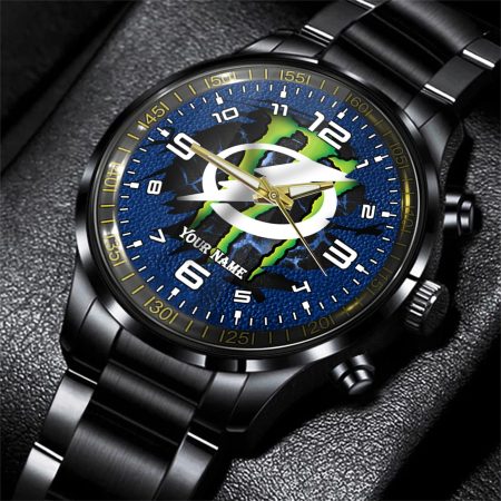 Tampa Bay Lightning NHL Personalized 3D Black Men Hand Watch Gift For Fans