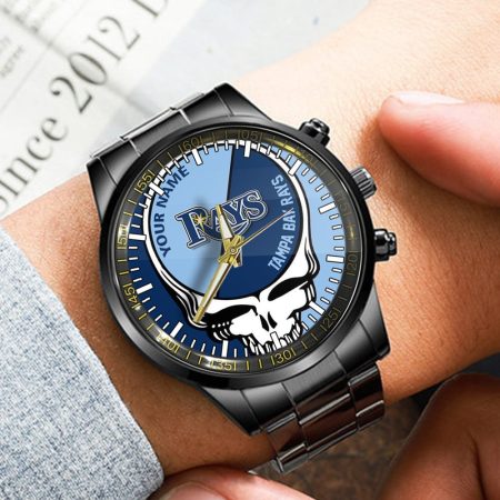 Tampa Bay Rays MLB Personalized Fashion 3D Men Hand Watch Gift For Fans For Father