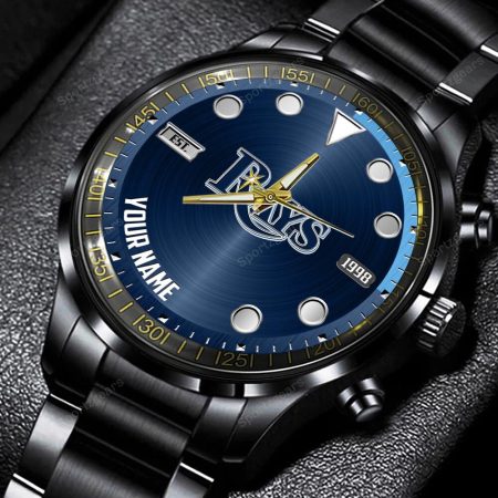 Tampa Bay Rays MLB Personalized New Black Hand Watch Gift For Fans
