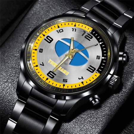 Tata Truck Personalized Black Stainless Steel Hand Watch For Fan