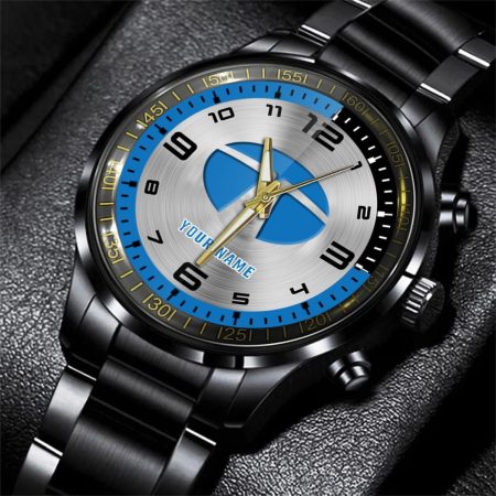 Tata Truck Personalized Black Stainless Steel Hand Watch For Fan