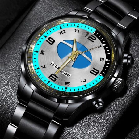 Tata Truck Personalized Black Stainless Steel Hand Watch For Fan