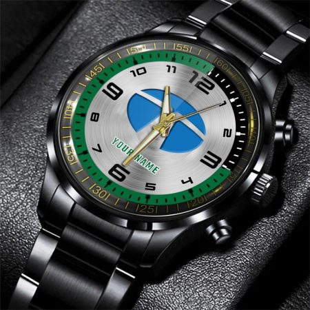 Tata Truck Personalized Black Stainless Steel Hand Watch For Fan