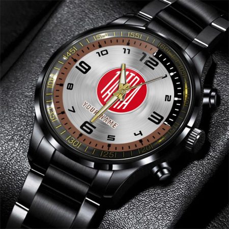 Tatra Truck Personalized Black Stainless Steel Hand Watch For Fan