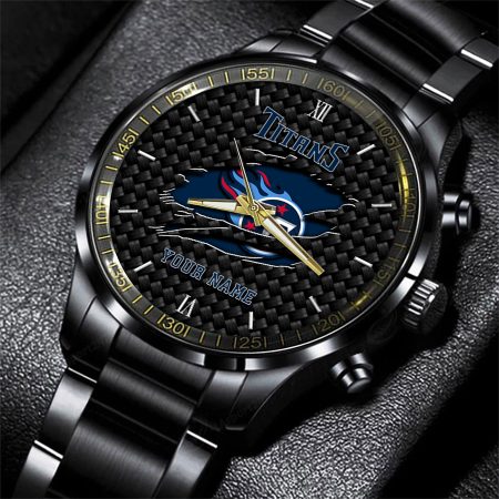 Tennessee Titans NFL Personalized Sport Black Fashion Watch