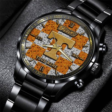 Tennessee Volunteers NCAA Personalized Black New Hand Watch Gifts For Fans