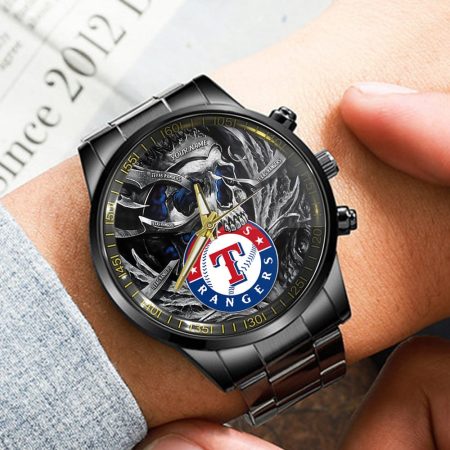 Texas Rangers MLB Personalized Fashion 3D Men Hand Watch Gift For Fans For Father