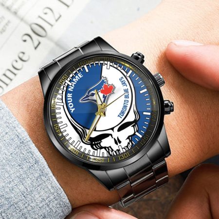 Toronto Blue Jays MLB Personalized Fashion 3D Men Hand Watch Gift For Fans For Father