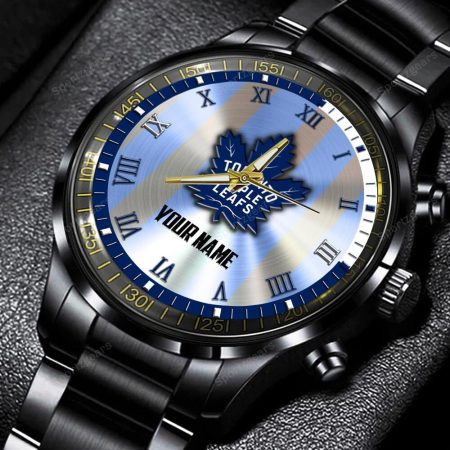 Toronto Maple Leafs NHL Personalized New Black Hand Watch Gift For Fans