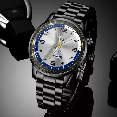Tottenham Hotspur EPL Personalized Black Hand Watch Gifts For Fans