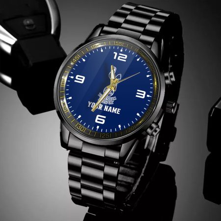 Tottenham Hotspur EPL Personalized Black Hand Watch Gifts For Fans