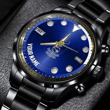 Tottenham Hotspur EPL Personalized New Black Hand Watch Gift For Fans