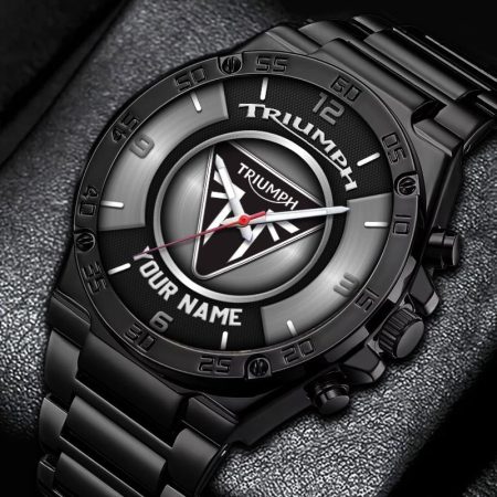Triumph Motorcycles Personalized New Stainless Steel Hand Watch For Fans