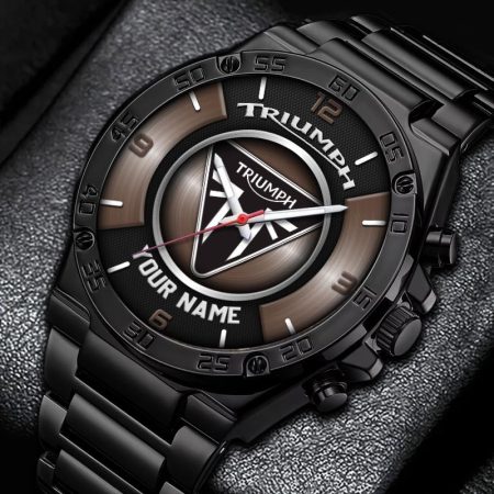 Triumph Motorcycles Personalized New Stainless Steel Hand Watch For Fans