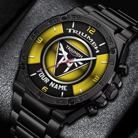 Triumph Motorcycles Personalized New Stainless Steel Hand Watch For Fans