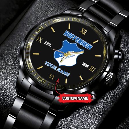 TSG 1899 Hoffenheim Bundesliga New Personalized Black Stainless Steel Watch Gifts For Fans