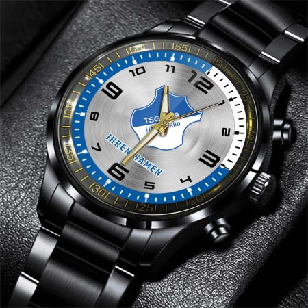 TSG Hoffenheim Bundesliga Personalized Black Stainless Steel Hand Watch For Fan