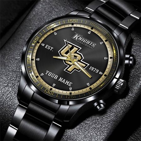 UCF Knights NCAA Personalized Black Style Hand Watch Gifts For Fan