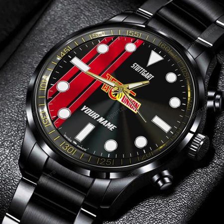 Union Berlin Bundesliga Personalized New Black Hand Watch Gift For Fans
