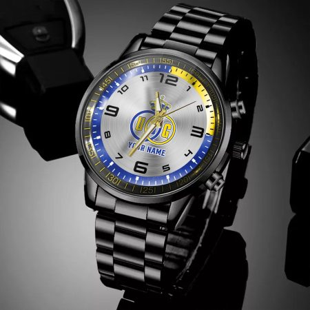 Union Saint-Gilloise JPL New Personalized Black Hand Watch Gifts For Fans