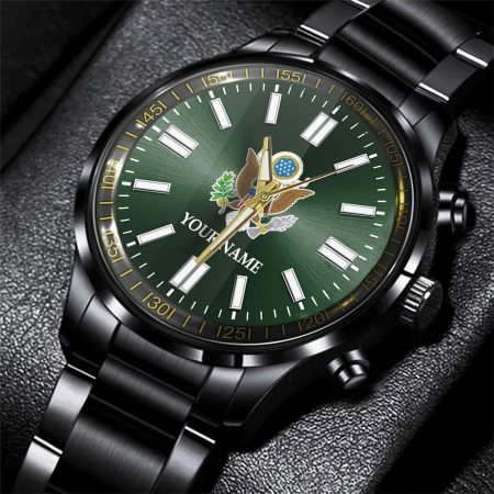 United States Army Military Personalized Men Hand Watch Gifts For Fans