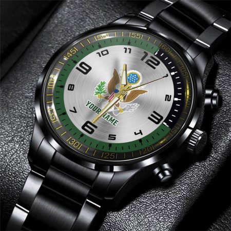United States Army Military Personalized Men Hand Watch Gifts For Fans