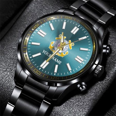 United States Coast Guard Military Personalized Men Hand Watch Gifts For Fans