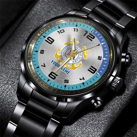 United States Coast Guard Military Personalized Men Hand Watch Gifts For Fans
