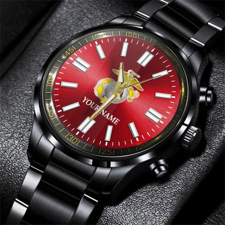United States Marine Corps Military Personalized Men Hand Watch Gifts For Fans