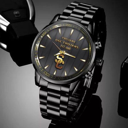 USC Trojans NCAA Personalized Style Black Hand Watch For Fans