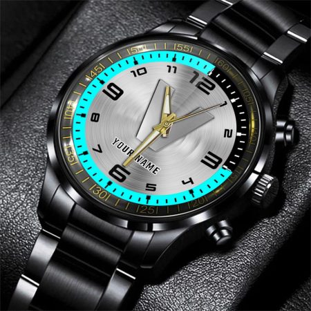 Valtra Tractor Personalized Black Stainless Steel Hand Watch For Fan