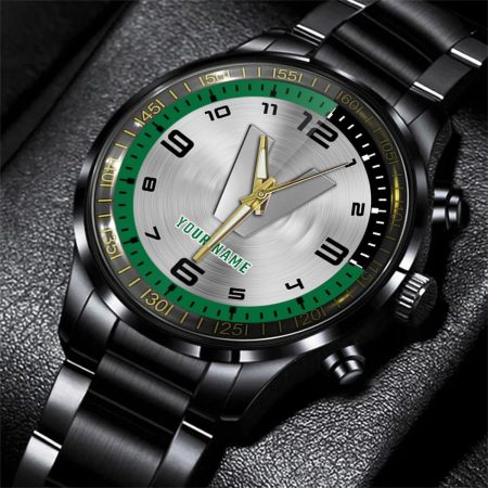 Valtra Tractor Personalized Black Stainless Steel Hand Watch For Fan
