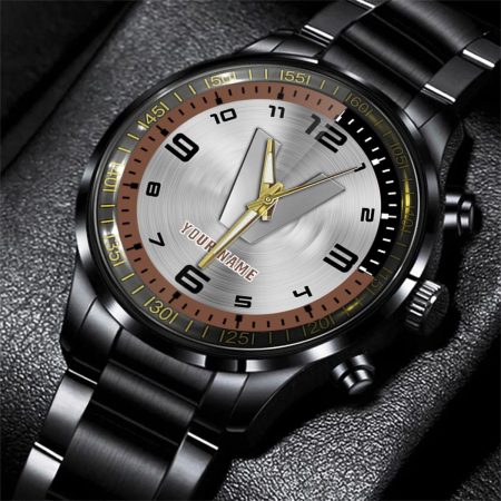 Valtra Tractor Personalized Black Stainless Steel Hand Watch For Fan