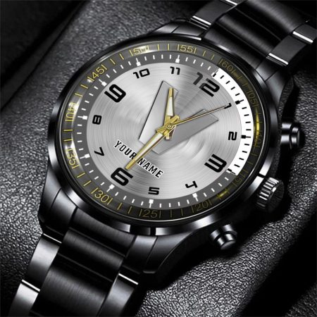 Valtra Tractor Personalized Black Stainless Steel Hand Watch For Fan