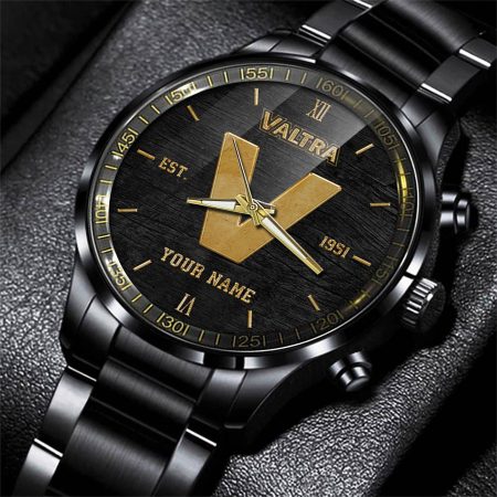 Valtra Tractor Personlazied Black Fashion Hand Watch Gifts For Dad